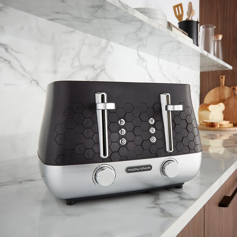 Morphy Richards Cassini 1800W 4 Slice Toaster - Moonless Night | 243020