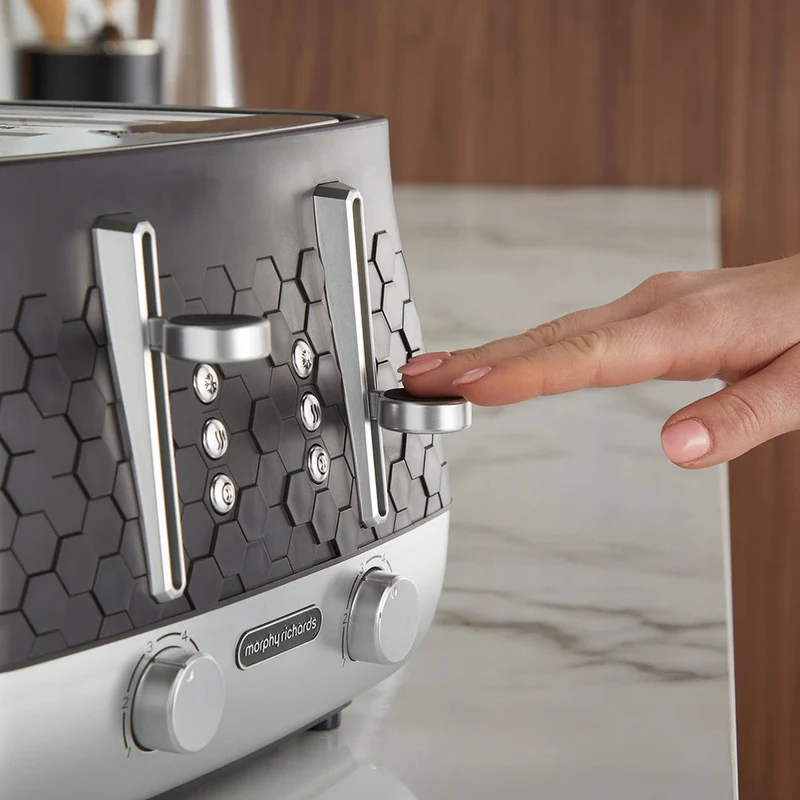 Morphy Richards Cassini 1800W 4 Slice Toaster - Moonless Night | 243020