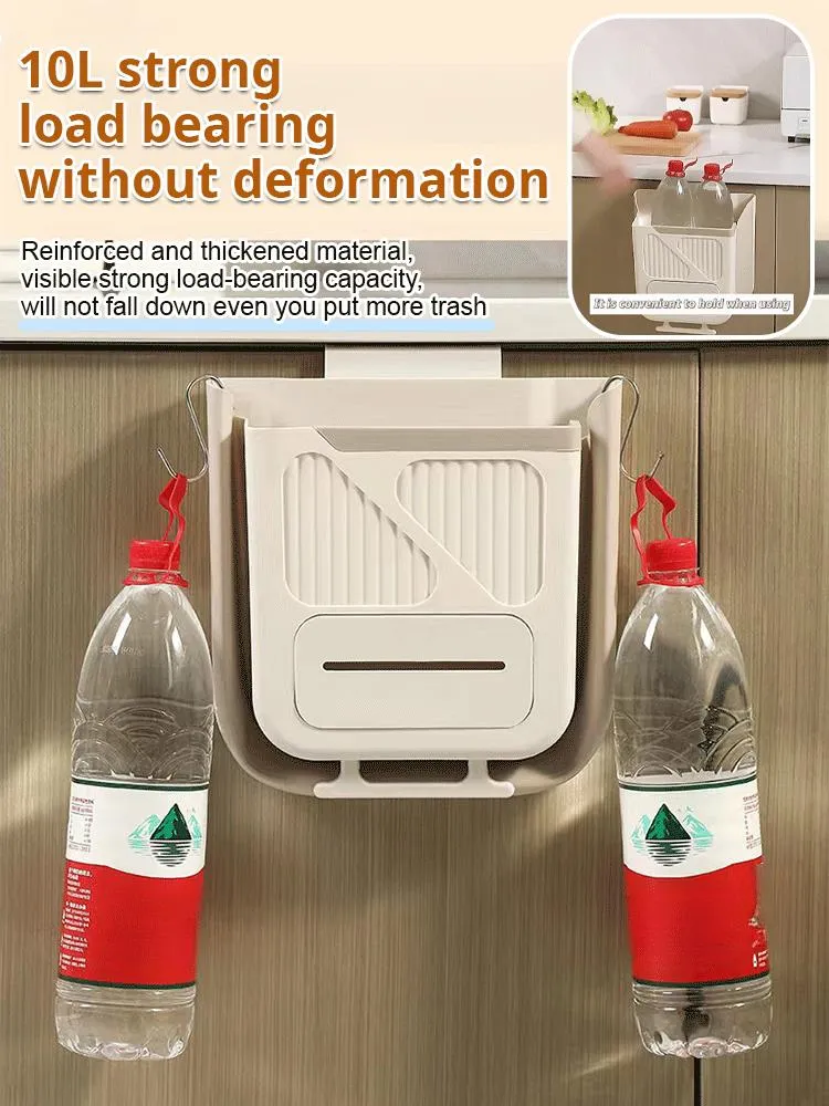🗑️ 50% RABATT! 🕒 Klappbarer Hängemülleimer – Platzsparend, Hygienisch & Leicht zu Reinigen 🧼