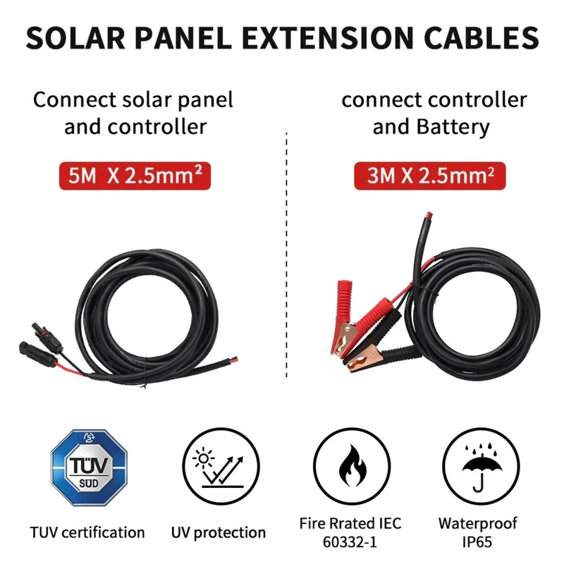 Dokio 200W Watt 12V Solar Panel Mono Kit Outdoor