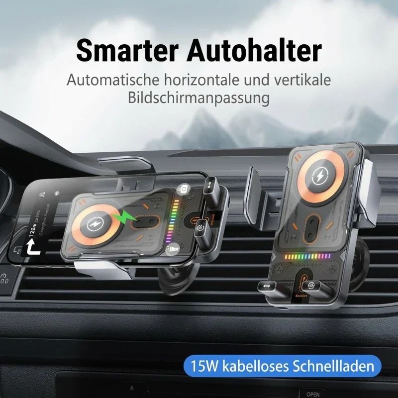 Neue kabellose Schnelllade-Autohalterung (2026)