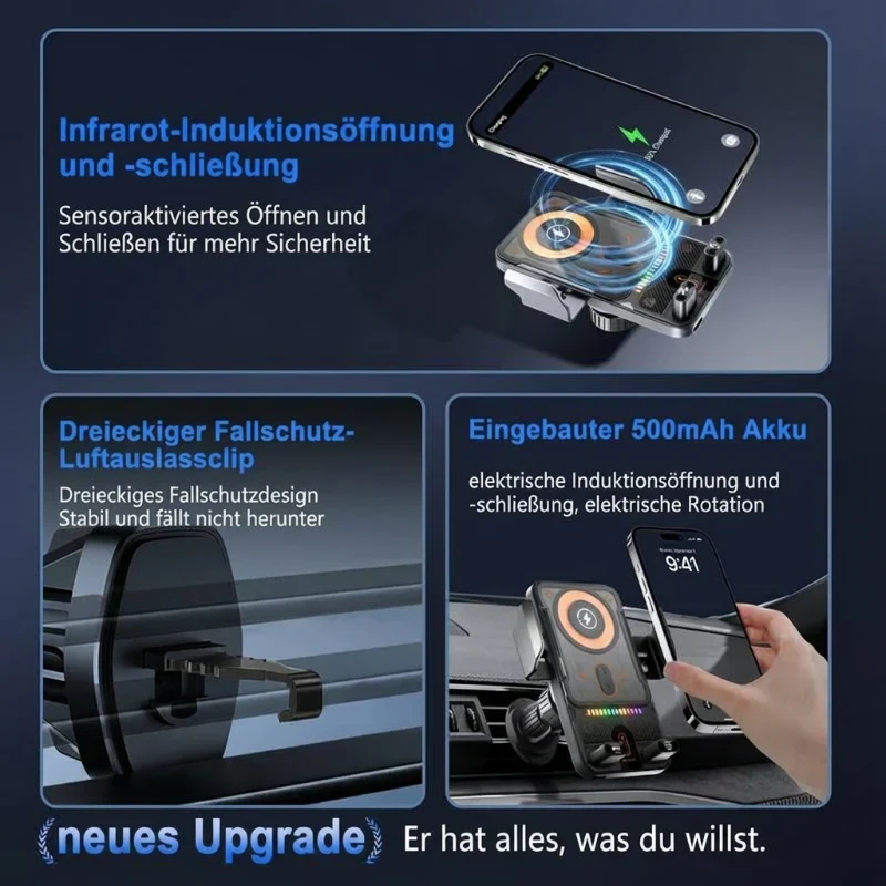 Neue kabellose Schnelllade-Autohalterung (2026)