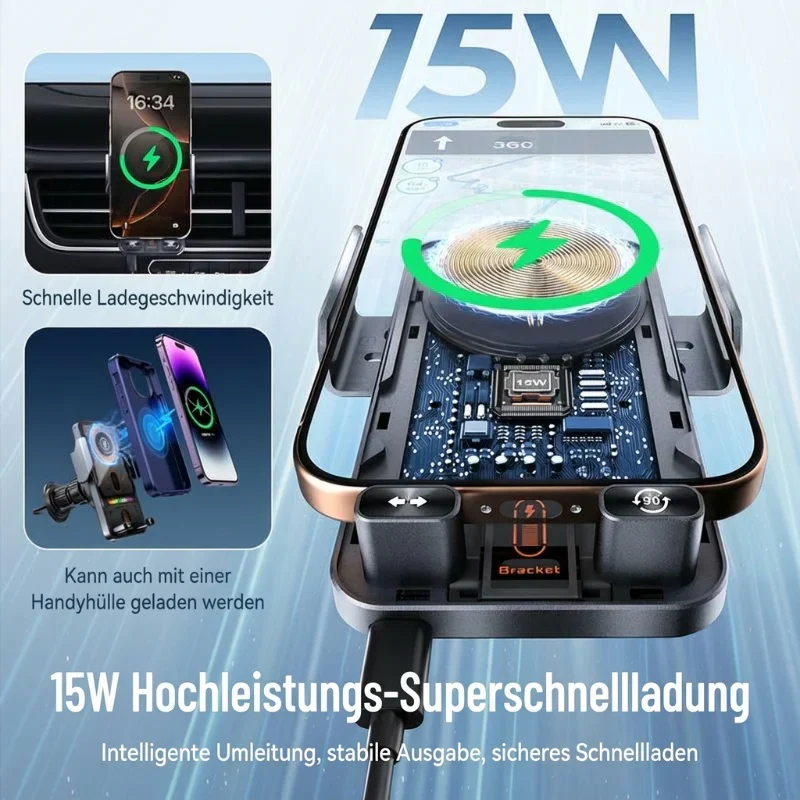 Neue kabellose Schnelllade-Autohalterung (2026)