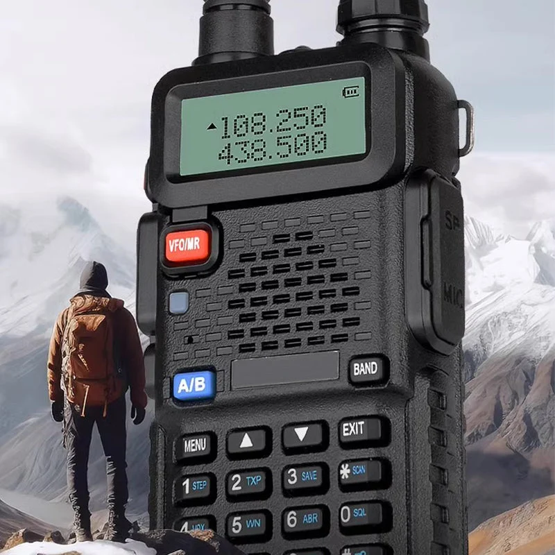 🔥Heißer Verkauf 50 % Rabatt🔥📡 UV-5R Amateurfunkgerät mit großer Reichweite UV5R Funkgerät Dualband Walkie