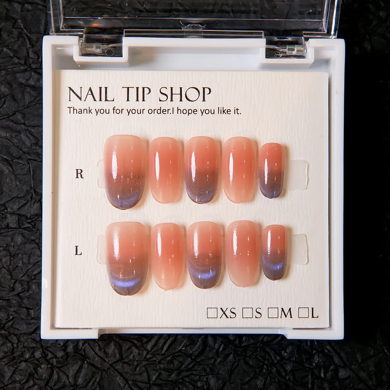 Elegante Ombre Press-On Nagelset