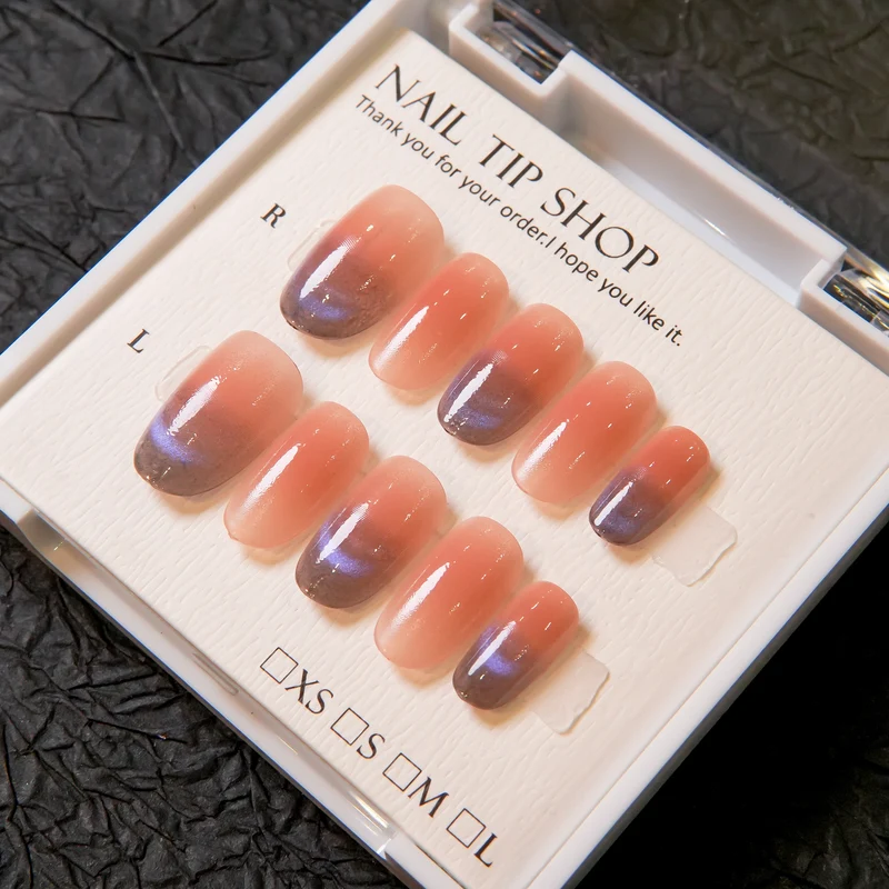 Elegante Ombre Press-On Nagelset