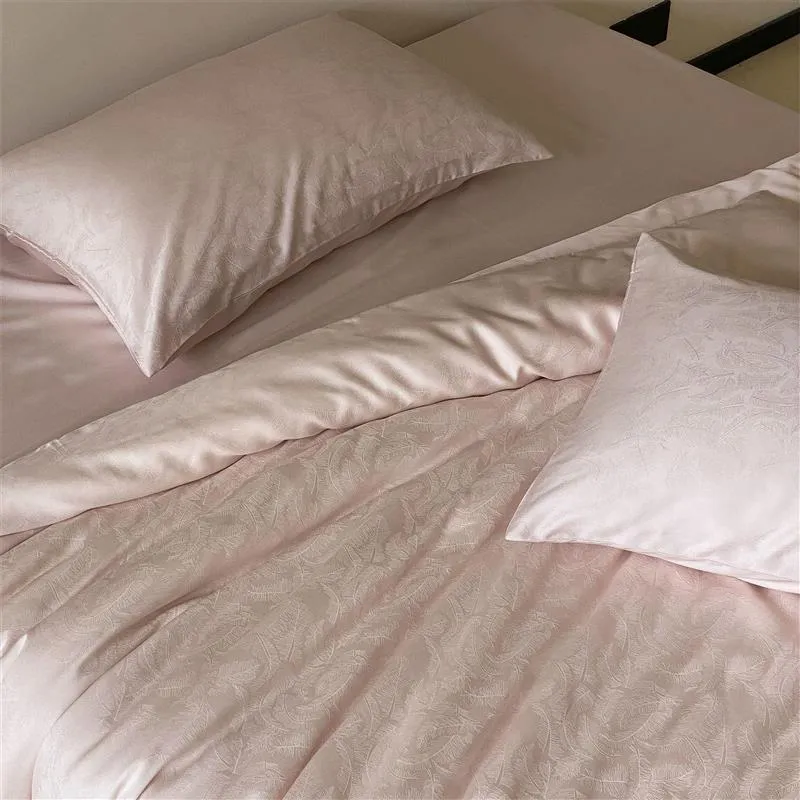Satin-Bettbezug- und Kissenbezug-Set