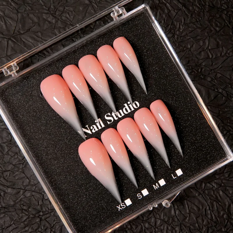 Elegante Stiletto Press-On Nägel 1791254781