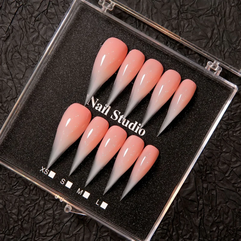 Elegante Stiletto Press-On Nägel 1791254781