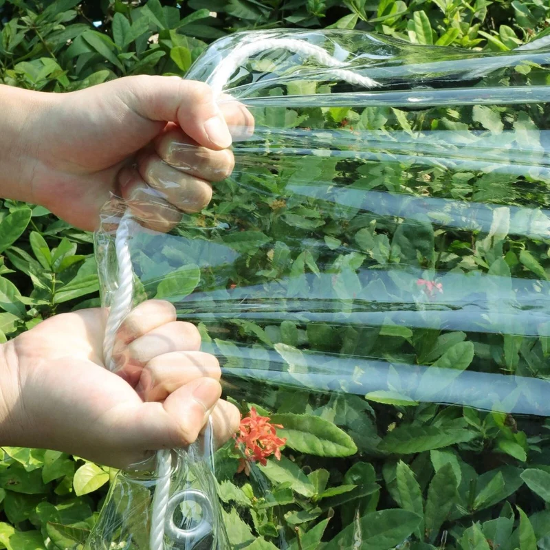 Wasserdicht Transparent Plane Schutzplane 2x5m Folie