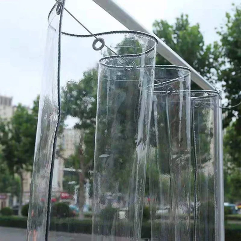 Wasserdicht Transparent Plane 4x6m Schutzplane Folie