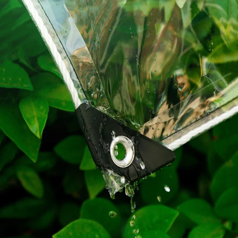 Wasserdicht Transparent Plane 4x6m Schutzplane Folie