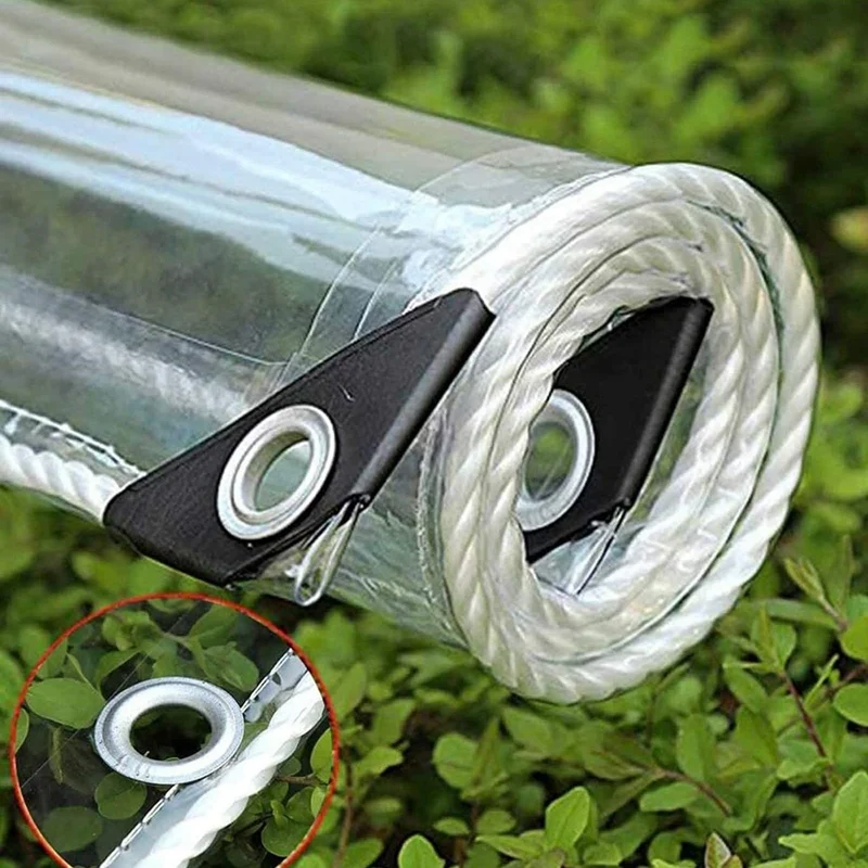 Wasserdichte Transparente Plane 3x4m Schutzplane Folie Klare