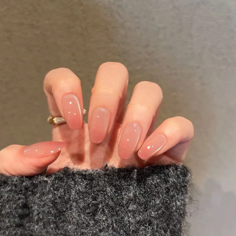 Elegante lange Press-On-Nageltips