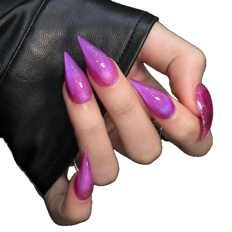 Glamouröse Stiletto Druck-Nägel