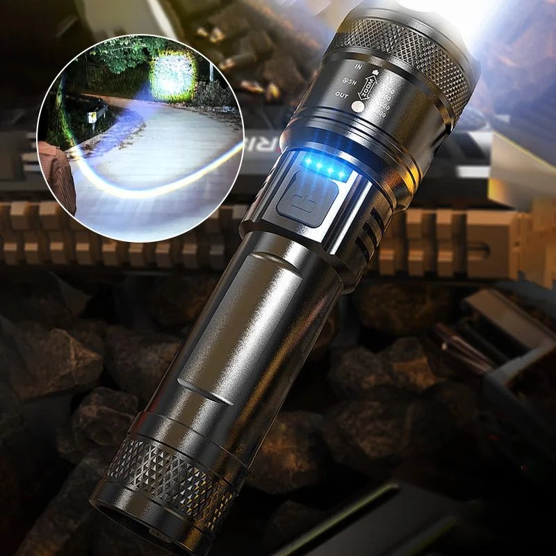 🔦☀️Ultimale Kompakttaschenlampe🌟🌟7.500 Lumen & 4.900m Reichweite