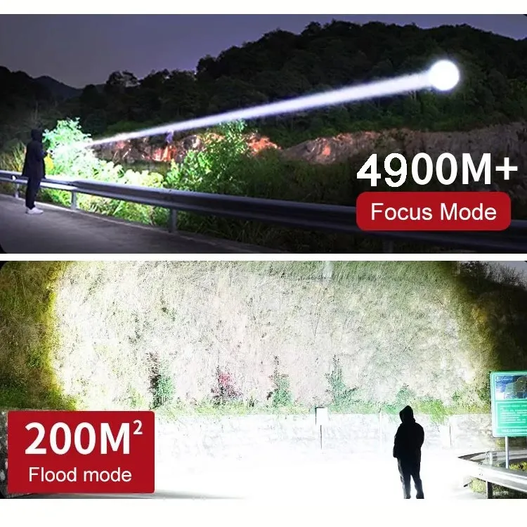 🔦☀️Ultimale Kompakttaschenlampe🌟🌟7.500 Lumen & 4.900m Reichweite