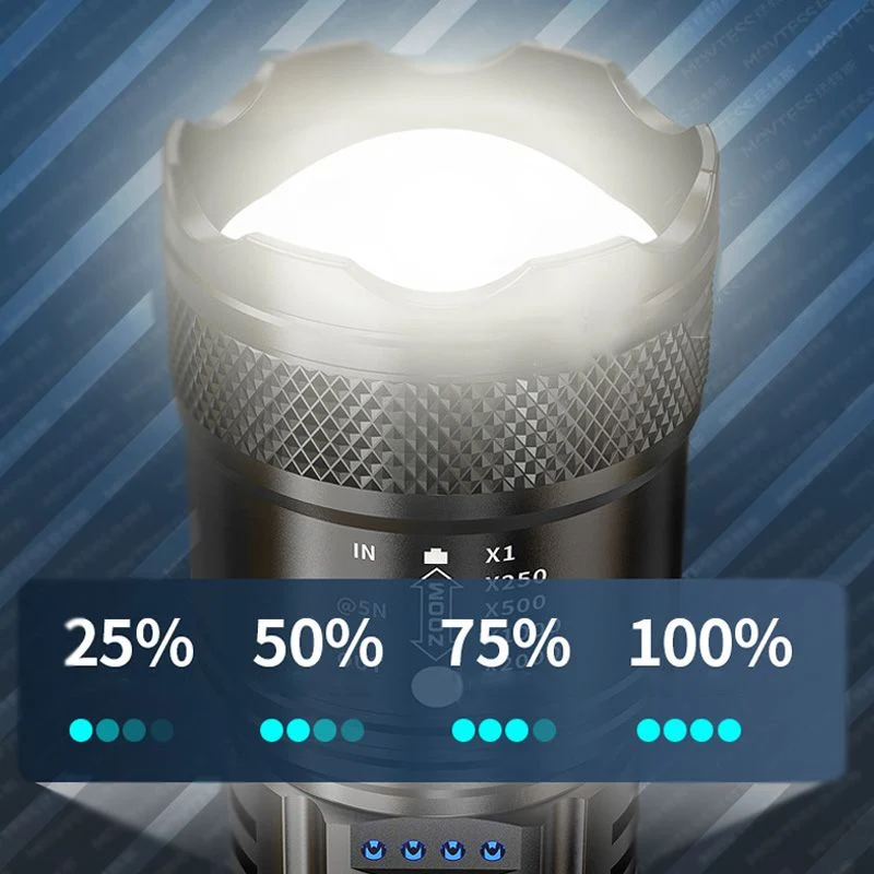 🔦☀️Ultimale Kompakttaschenlampe🌟🌟7.500 Lumen & 4.900m Reichweite