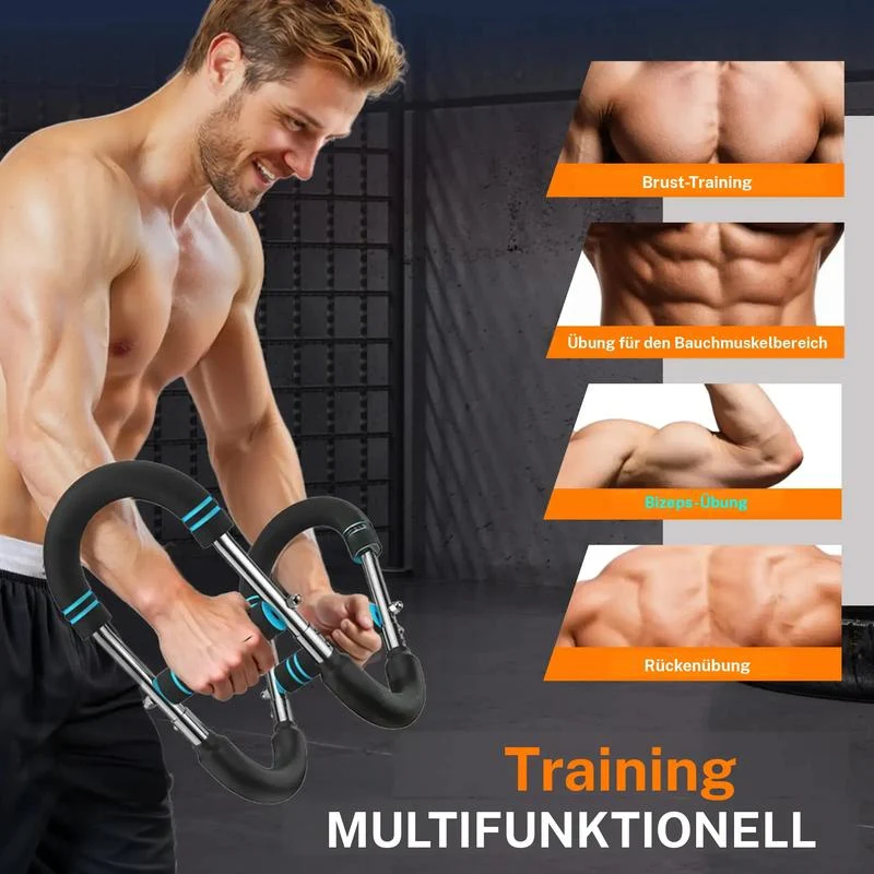 Einstellbare Gewichtsstange für Armtrainer, Arm und Rumpfkrafttrainingsgeräte, tragbares Trainingsgerät für Home Gym und Fitness