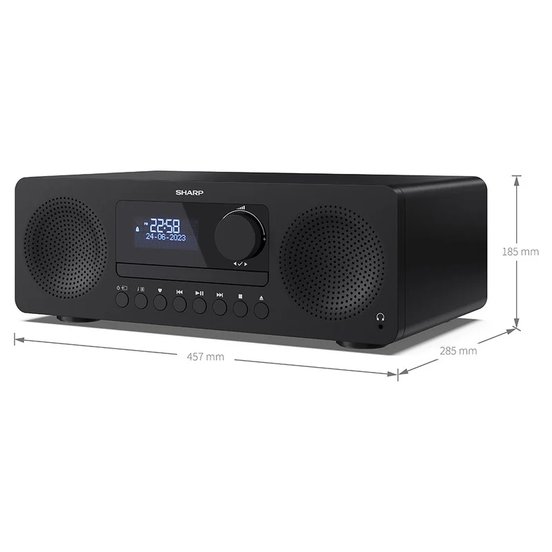 Sharp TOKYO DAB+/FM All-in-One Hi-Fi-System - Schwarz | SXL-B720