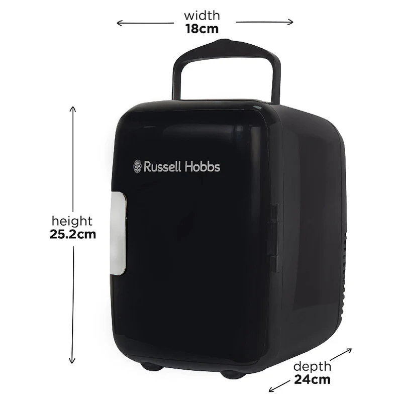 Russell Hobbs 4L freistehend Mini Cooler - Schwarz | RH4CLR1001B