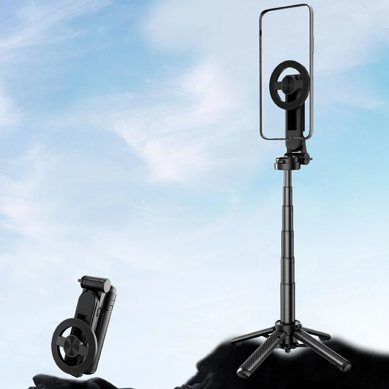 🏆 Vendita calda 50% di sconto ✨ Bastone selfie magnetico multifunzionale 4 in 1 con rotazione a 360°