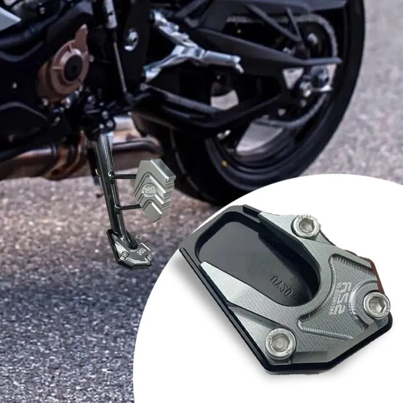🌟🔥 Motorrad-Ständerfuß-Verbreiterung | 50% Rabatt +🛡️⚡ Stabilitäts-Boost für Seitenständer!