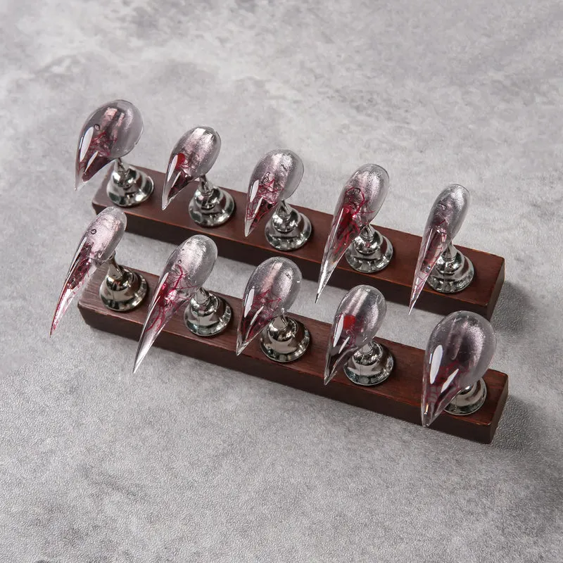 Dekorative Stiletto-Nagelspitzen