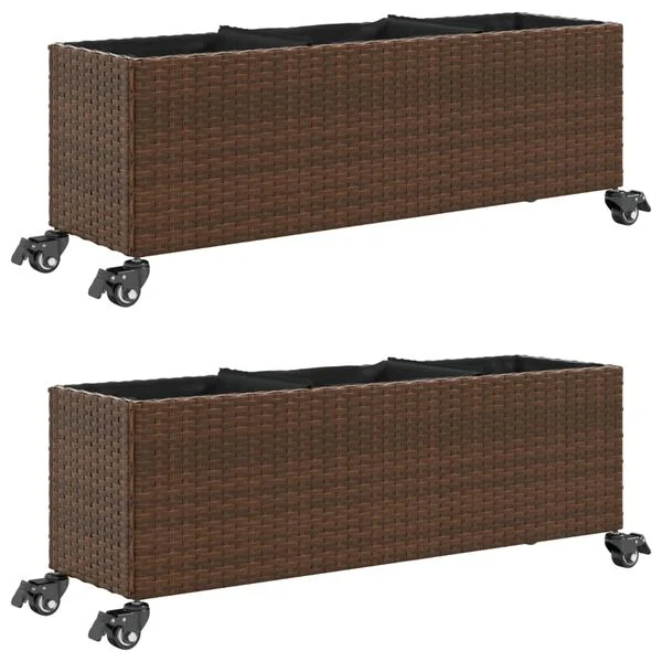 2x Pflanzkübel Beweglich Gartenkübel Kübel