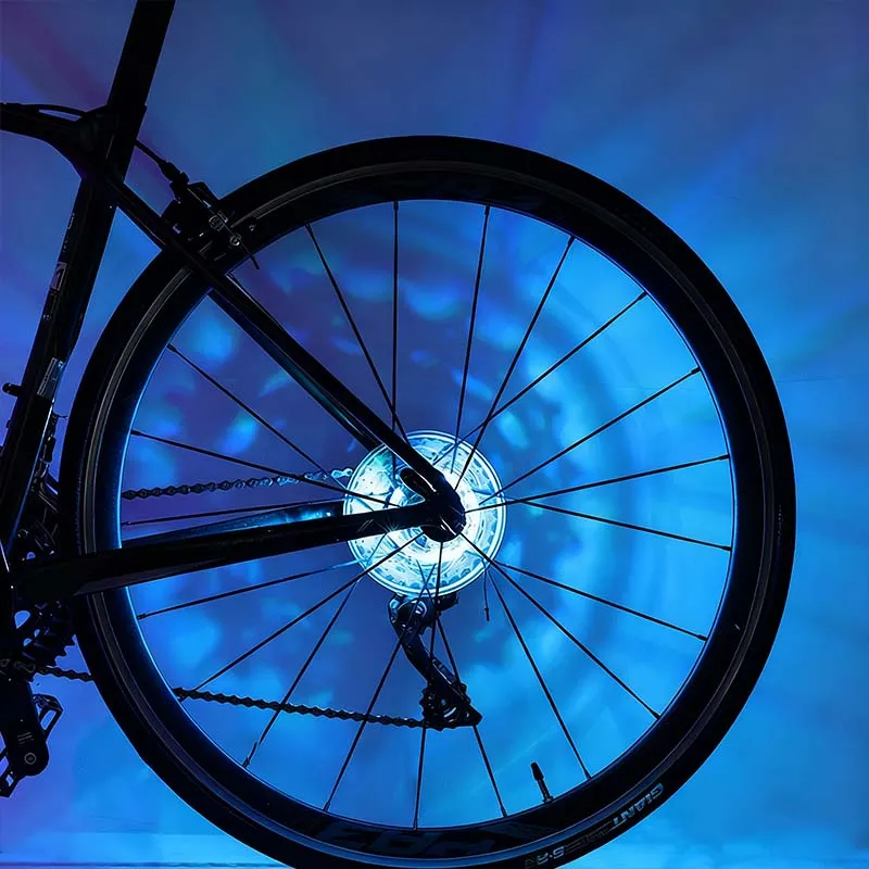 ✨ LED-Fahrradnabenleuchte für Nachtfahrten