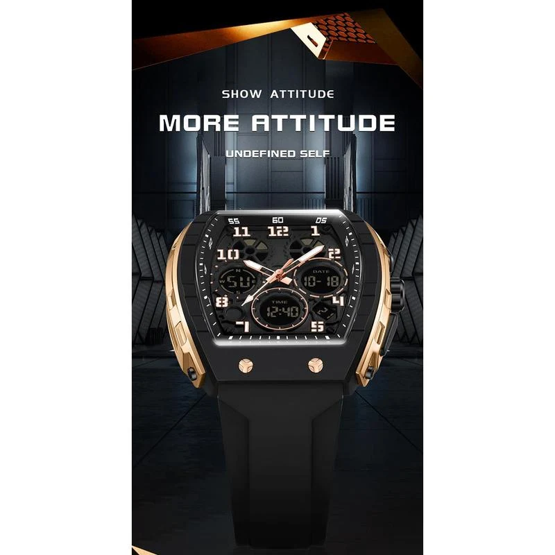 📢📢50 % RABATT !!⏰Sportliche Leucht-Digitaluhr für Herren