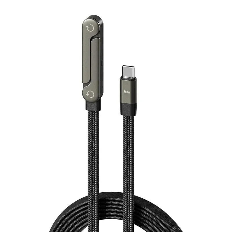 🎁 Weihnachts-Frühverkauf 🔥 2-in-1-Geflochtenes Schnellladekabel mit integriertem Handyhalter