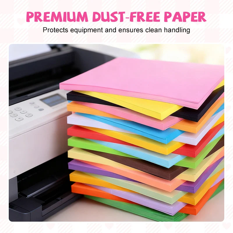 Buntes A4-Kopierpapier-Set für Handwerk & Basteln