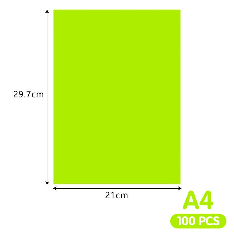 Buntes A4-Kopierpapier-Set für Handwerk & Basteln