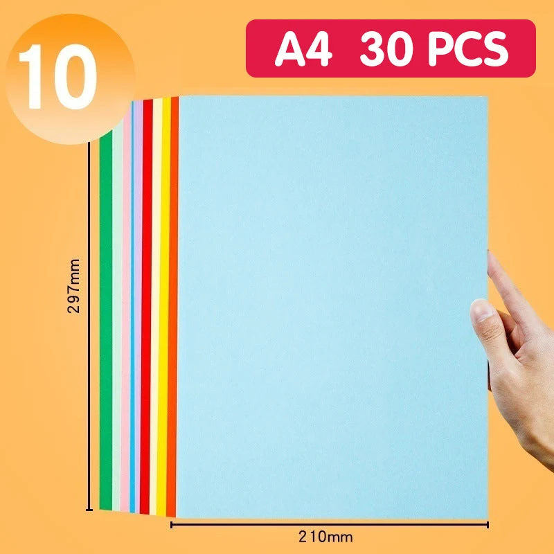 Buntes A4-Kopierpapier-Set für Handwerk & Basteln
