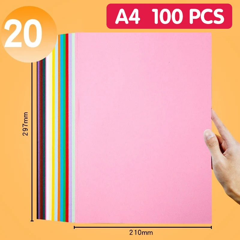 Buntes A4-Kopierpapier-Set für Handwerk & Basteln
