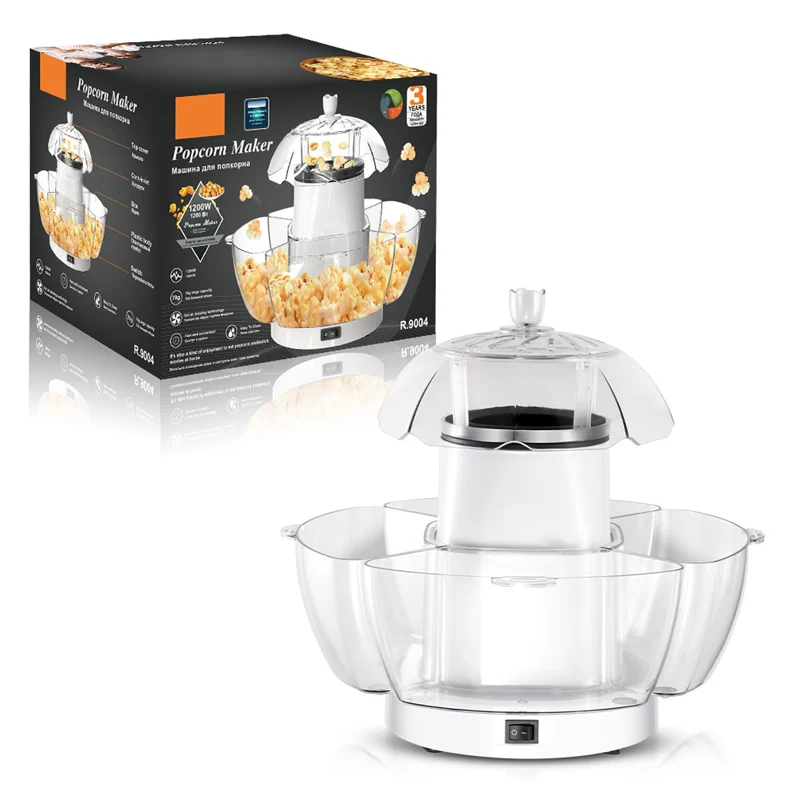 🍿⚡1200W Heißluft-Popcornmaschine – Gesunde, schnelle Snacks für Filmabende