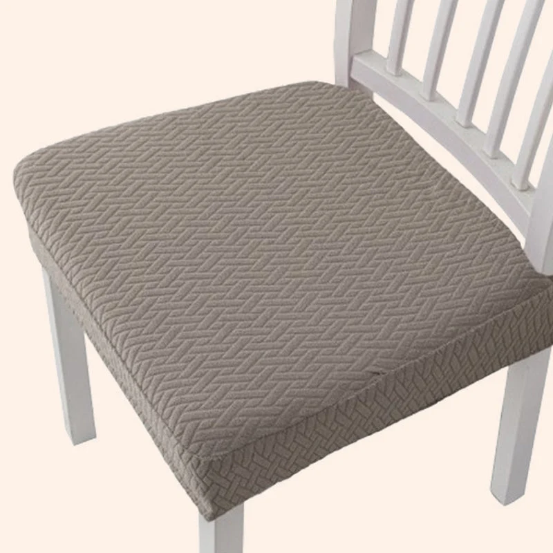 📢📢 3+3 GRATIS⏰Wasserabweisender Stuhlbezug mit Rauten-Jacquard – Für Esszimmer-, Hotel- & Haushaltsstühle 🪑✨