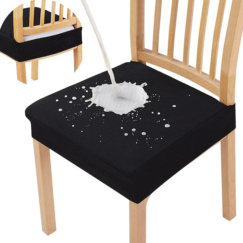 📢📢 3+3 GRATIS⏰Wasserabweisender Stuhlbezug mit Rauten-Jacquard – Für Esszimmer-, Hotel- & Haushaltsstühle 🪑✨
