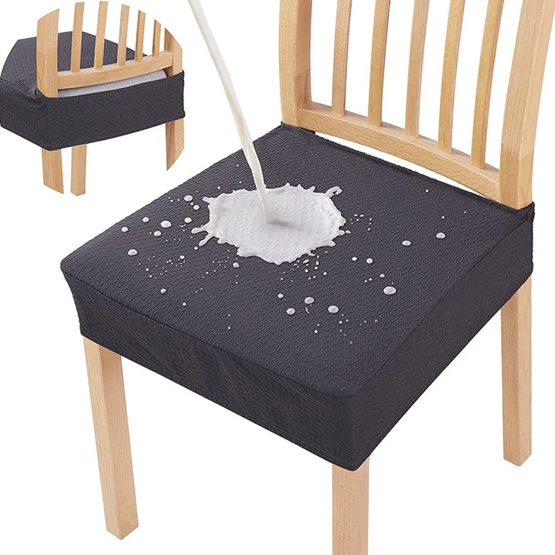 📢📢 3+3 GRATIS⏰Wasserabweisender Stuhlbezug mit Rauten-Jacquard – Für Esszimmer-, Hotel- & Haushaltsstühle 🪑✨
