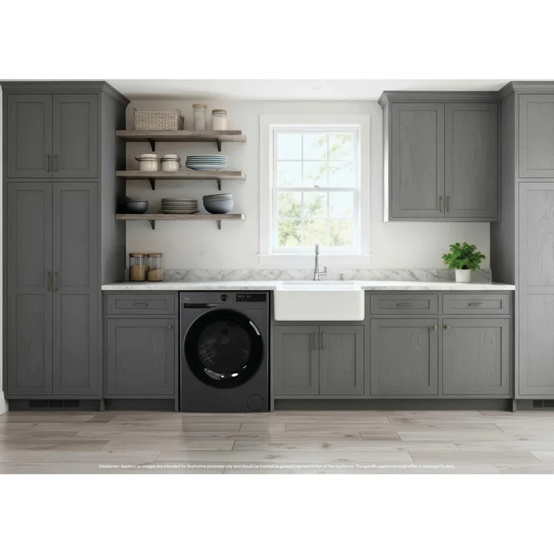 Hoover Pro Wash & Dry Series 3 9KG/6KG 1400RPM freistehend Waschtrockner - Polar Night Grau | HBWR 496B8G-80