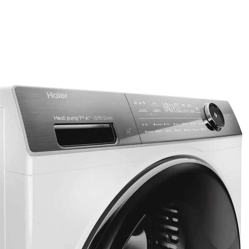 Haier I-Pro Series 7 Plus 9KG freistehend Heat Pump Wäschetrockner - Weiß | HD90-A3Q979U1