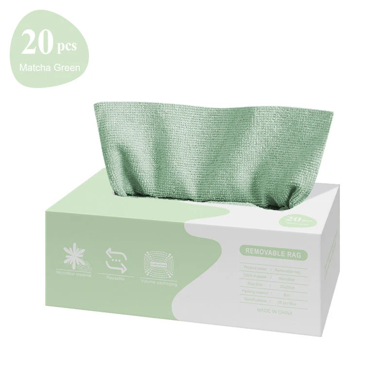 🔥Solange der Vorrat reicht 50 % Rabatt!♻️Reusable Mikrofaser-Papierhandtücher (20 Stück in 1 Schachtel)