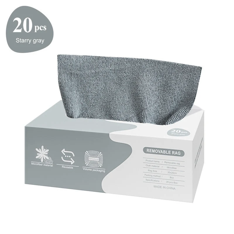 🔥Solange der Vorrat reicht 50 % Rabatt!♻️Reusable Mikrofaser-Papierhandtücher (20 Stück in 1 Schachtel)