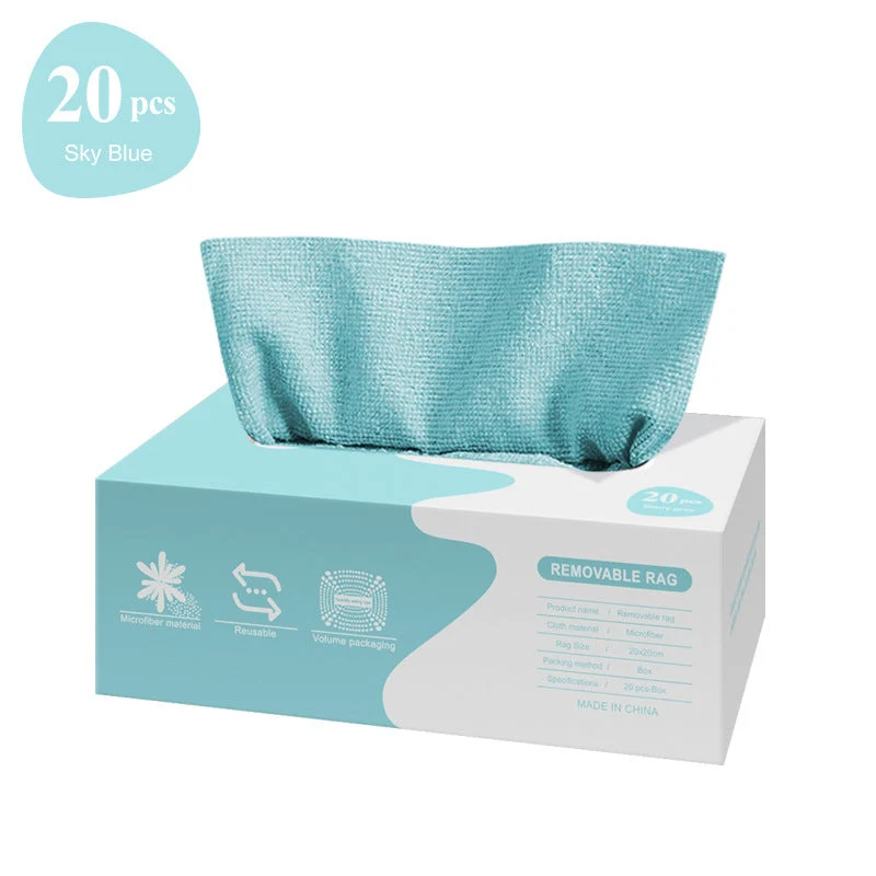 🔥Solange der Vorrat reicht 50 % Rabatt!♻️Reusable Mikrofaser-Papierhandtücher (20 Stück in 1 Schachtel)