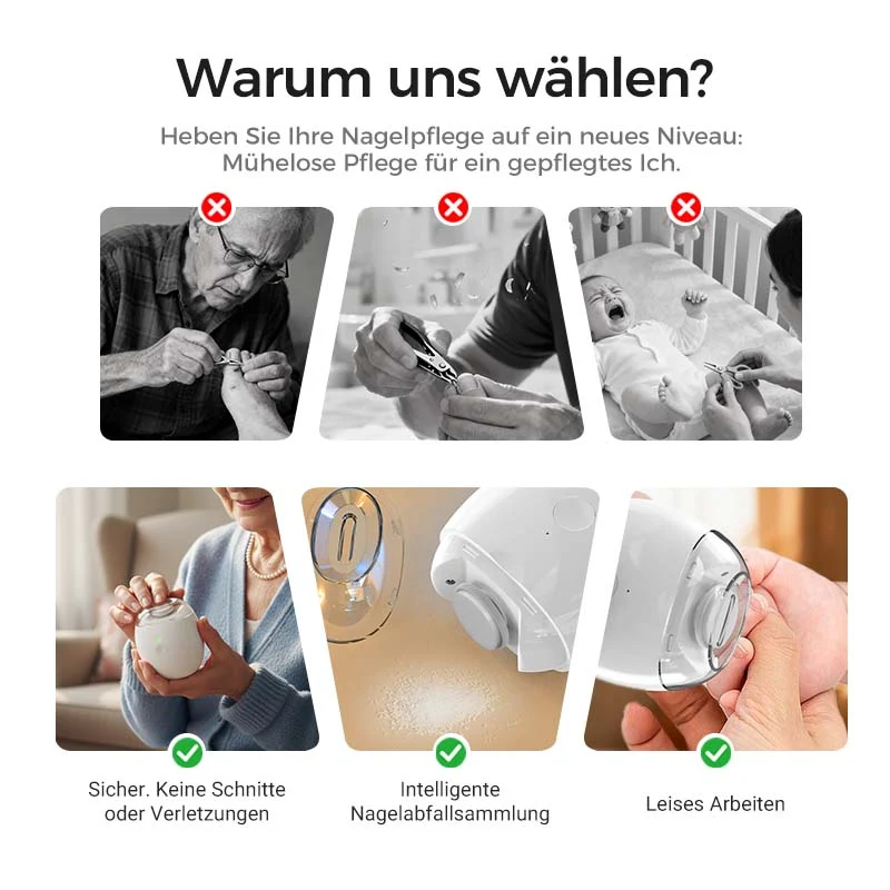 💅50 % Rabatt✨Universelle automatische Nagelfeile für Erwachsene und Kinder👶🔧