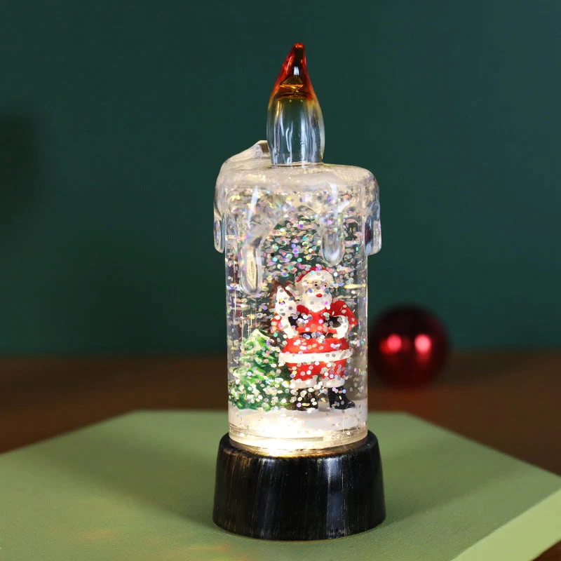 ⌛ Nur noch 3 Tage – 50 % auf alles! ⏰🎄Batteriebetriebene beleuchtete Weihnachts-Schneekugelkerze
