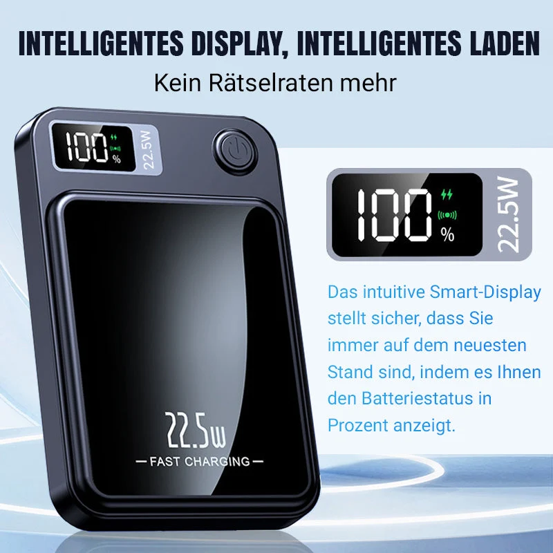 ⚡ 60% RABATT! ✨ 10000mAh Powerbank - 22.5W Super-Schnellladung & Ultradünnes Design mit Digitalem Display 📱🔋