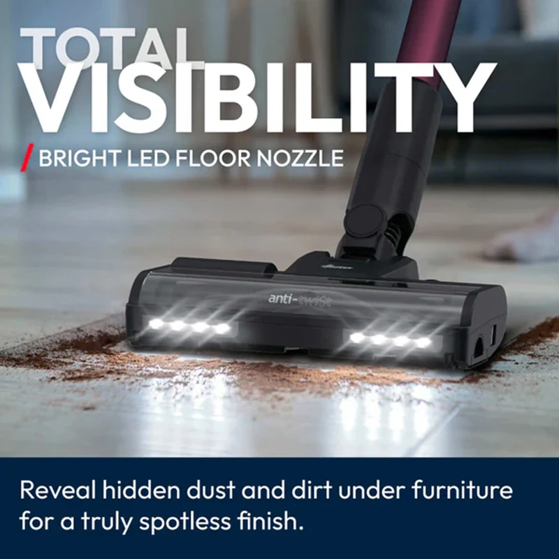 Hoover HF1 MAX Bagless Akkustaubsauger - Magenta | HF1M10H