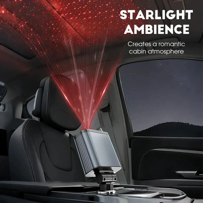 ✨Auto-Oplader mit Sternenlichtprojektor – 90W Superschnelles Laden & Magische Atmosphäre im Auto! 🔌✨